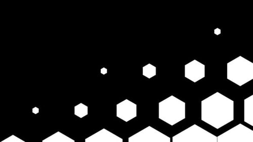 Geometric Hexagon Reveal Transition Animation