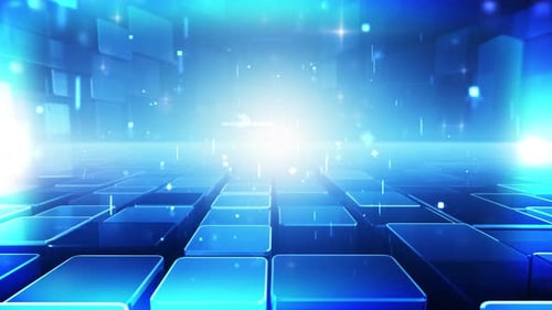 Blue Corporate Background Loop