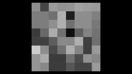 Kaleidoscope Collection: Luma matte transition of an array of squares pulsing randomly