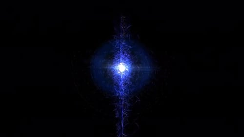 Abstract Energy Burst Light Effect Reveal