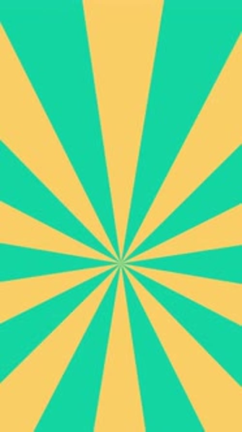 Yellow and Green Stripes Background Rotating Abstract Backdrop Animation Vertical