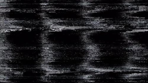 Retro TV Static Glitch Effect Seamless Loop