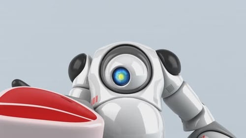 Großer Roboter - 3D-Animation
