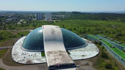 Modern architecture of tbilisi: exploring the parliament building in georgia