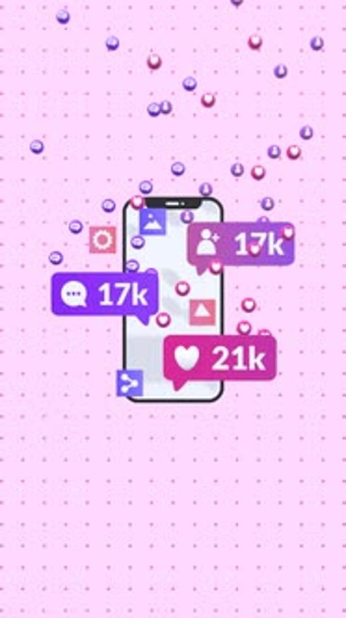 Dynamic Social Media Engagement on Smartphone Animation