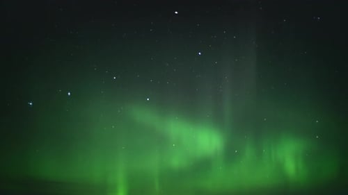 Aurora Borealis dancing on the night sky
