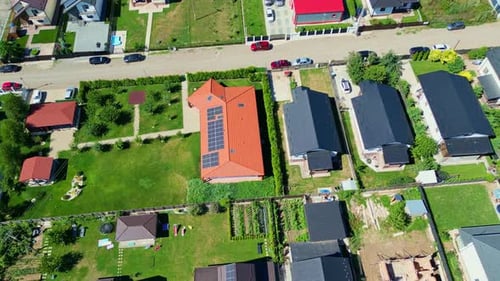 aerial scan of luxury real estate and development in Romania