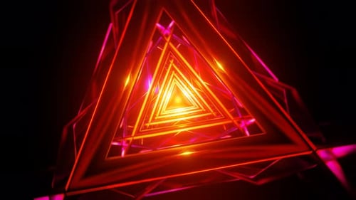 Mesmerizing Neon Strobes Dance in a Lively and Psychedelic VJ Loop