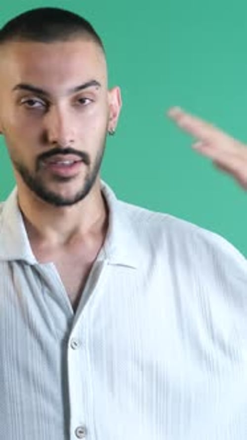 Gesichtsausdruck überwältigt