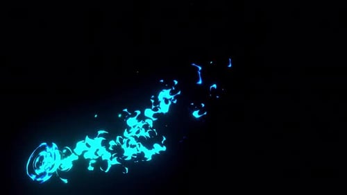 Vidéo sur l'effet lance-flammes Icy Fire avec canal Alpha