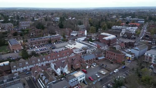 Aerial Neighborhood 4k