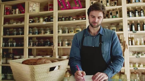 Zero-waste Shop Assistant at Work
