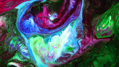 Abstract Colorful Ink Movements Spreads On Water Texture 516