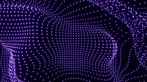 Purple Liquid Changing Grid Background Vj Loop In 4K