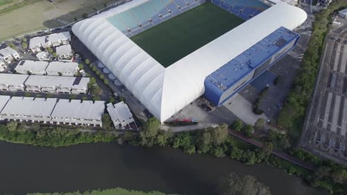 Cbus Super Stadium - View from Above Of The Iconic Football Stadium In The Town Of Robina In Gold Co
