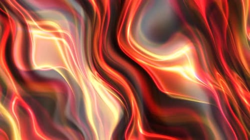 Red Color Liquid Wave Background Animation