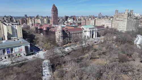 Central Park At Manhattan In New York United States.