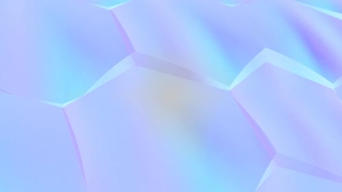 Abstraktes futuristisches Muster, sechseckig, beweglicher, welliger, glänzender, kreativer 4K-Bewegungshintergrund