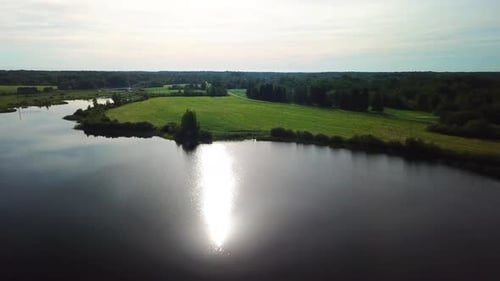 Natur des Sees Misnitsko 12