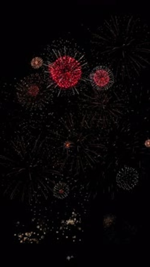 Colorful Fireworks Explosions for Celebratory Events