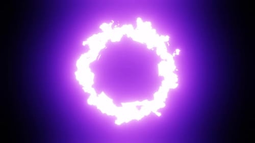 Purple Flame Background Loop Animation in 1080HD
