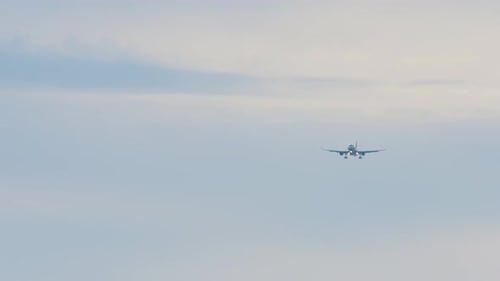 Airplane Landing Approaching