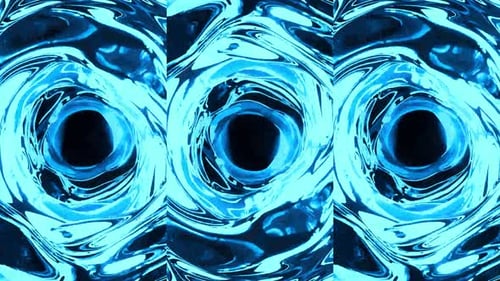 Futuristische psychedelische Tunnelschleife