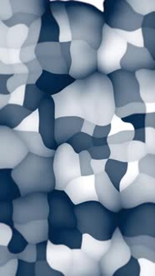 Fluid Abstract Blue and White Vertical Background Animation