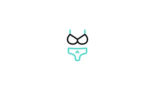 Minimalist Lingerie Outline Animation