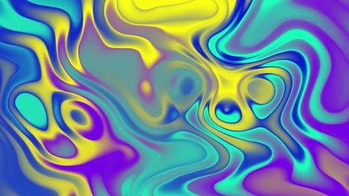 Vibrant Fluid Liquid Color Flow Abstract Animated Background