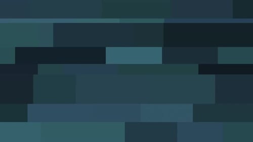 Headline Collection: A small red and white Logo bars reveal element on the top left corner of a blac