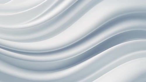 Moderne minimalistische abstrakte weiße fließende Wellen