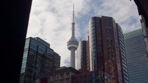 Toronto famous tower, CN tower Ontario, City center