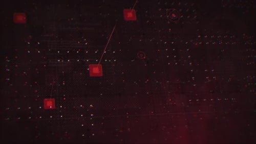 Digital Glitch Hacker Tech Logo Reveal Animation