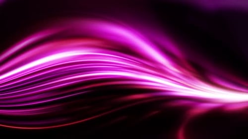 Dunkler Hintergrund, schöne rosafarbene Swoosh-Form-Kreis-Effekt-Animation