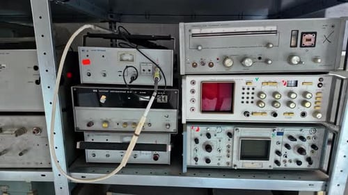 Radio signal receivers inside Irbene Telescope communication device