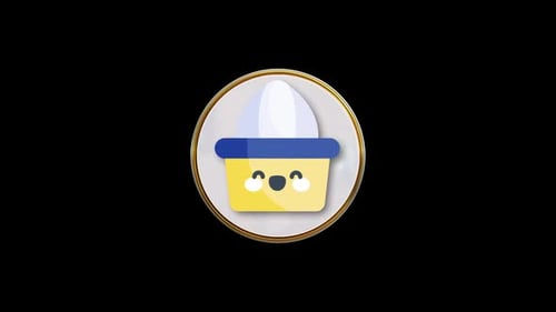 Christmas Reamer Circle Icon Loop Animation