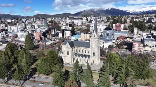Iglesia de Bariloche en Bariloche en Río Negro, Argentina.