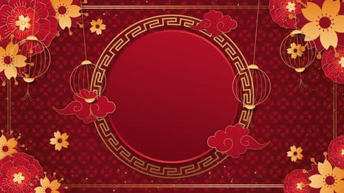 Chinese New Year Red Background