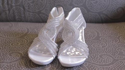 Sparkling Bridal Heels for Special Occasion