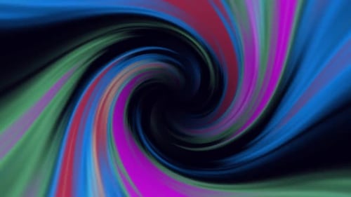 Colorful Fluid Swirl Tunnel Abstract Motion Background