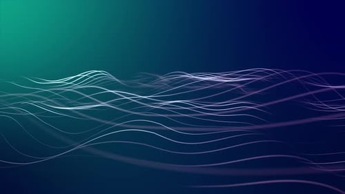 Line Ocean Wave Background V5
