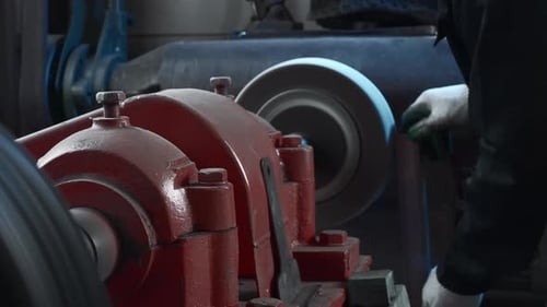 Production process at factory, concept of manufacturing, industrial and technology