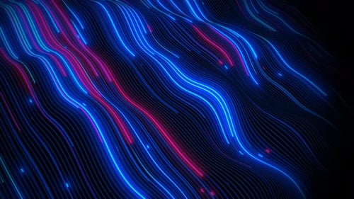 Lines Of Neon Light 01589