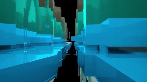 La tecnología abstracta bloquea el renderizado 3D de fondo