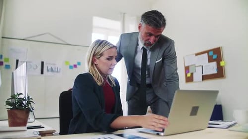 Business teamwork in modern office space collaboration on project plan