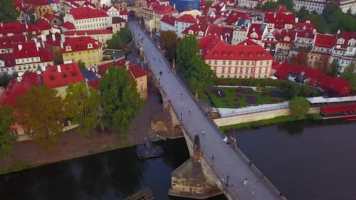 Central Prague and Charles Bridge, Czech Republic