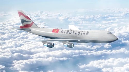 Kyrgyzstan Passenger Plane