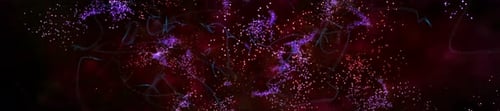 Abstract Glowing Particle Network Animated Background