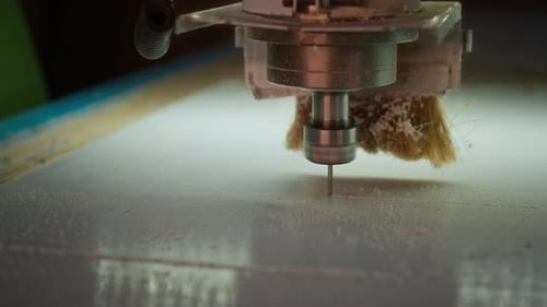 Wooden Lathe Cutting Pattern On Plank